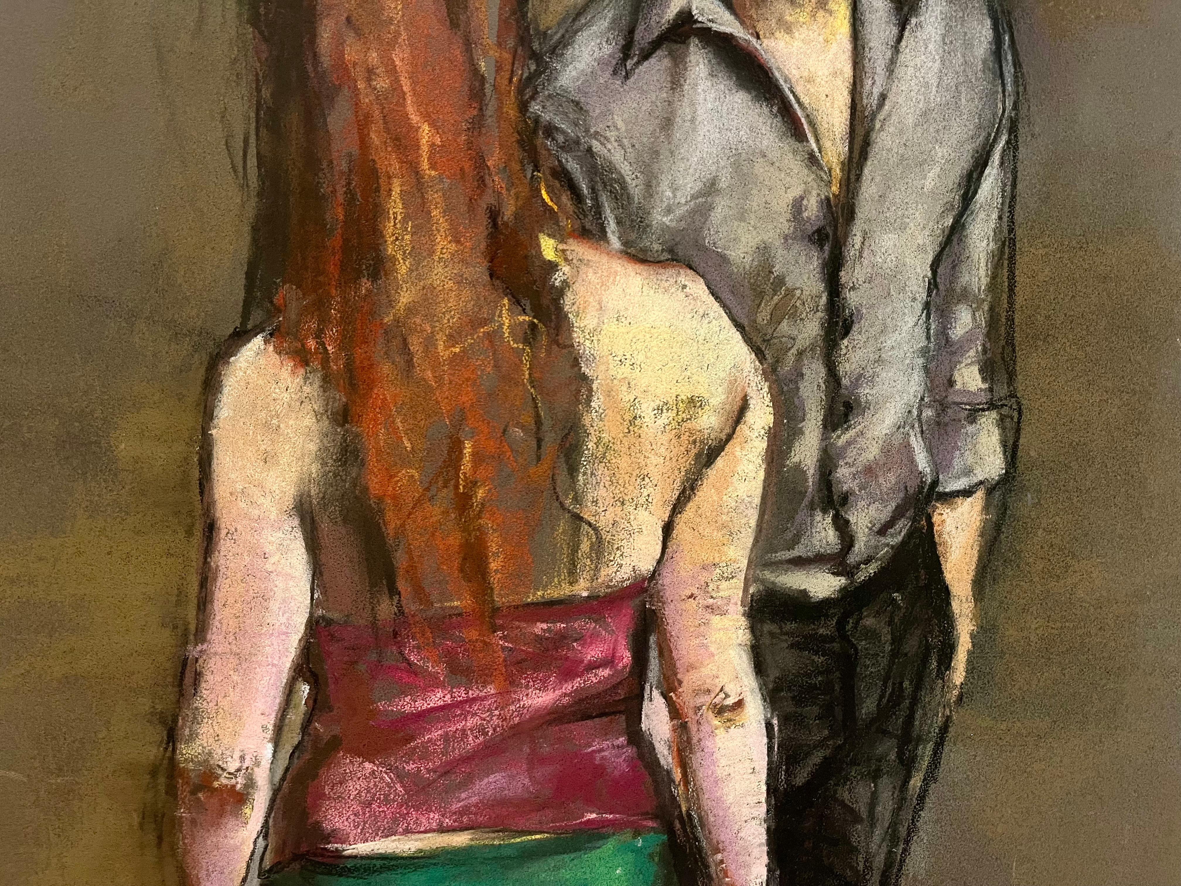 Passende Hand an einer Bar (Zeitgenössisch), Painting, von MTH