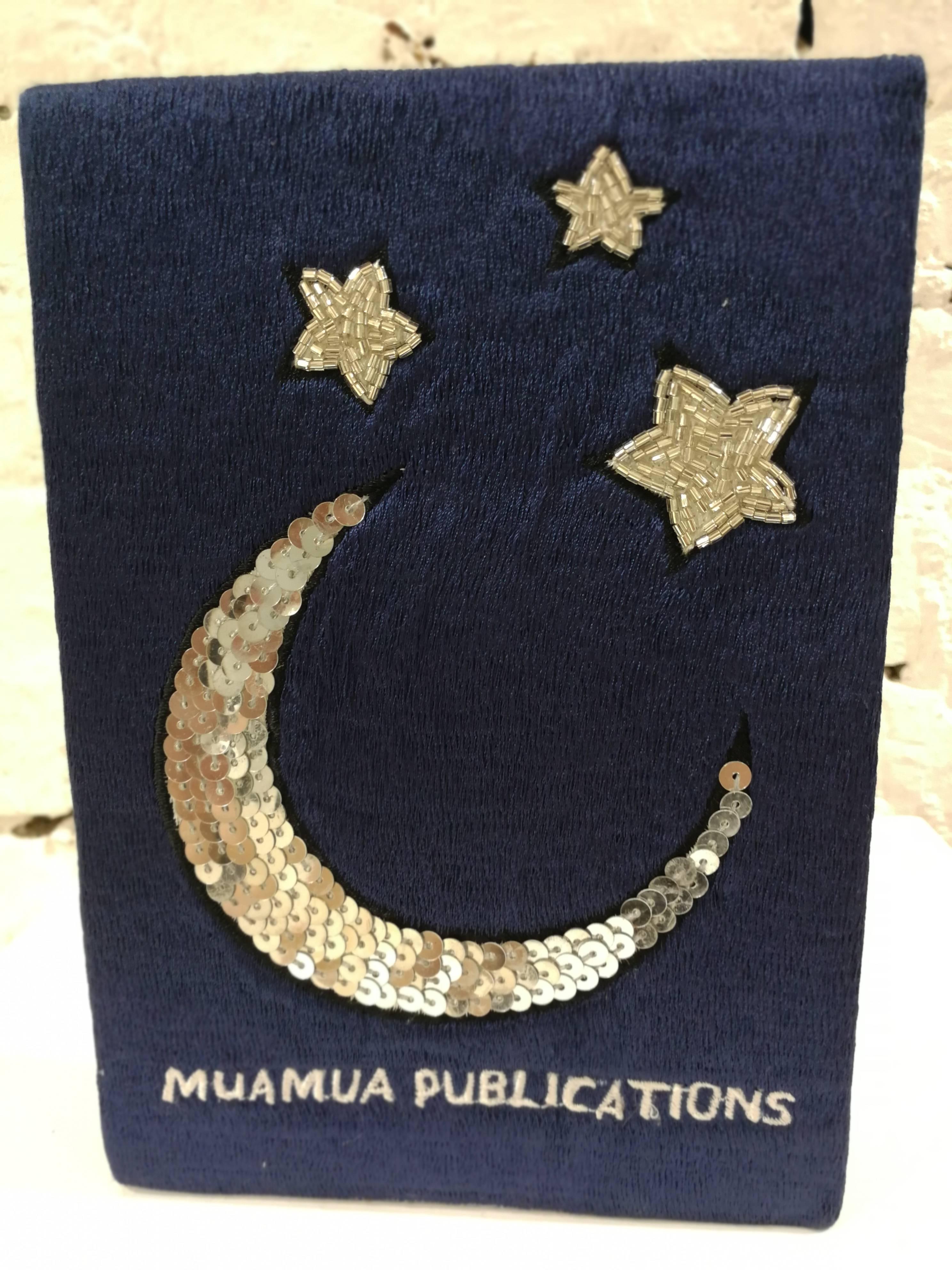 Women's or Men's Mua Mua Coco 1001 Nights Blu Book Pochette Shoulder Bag