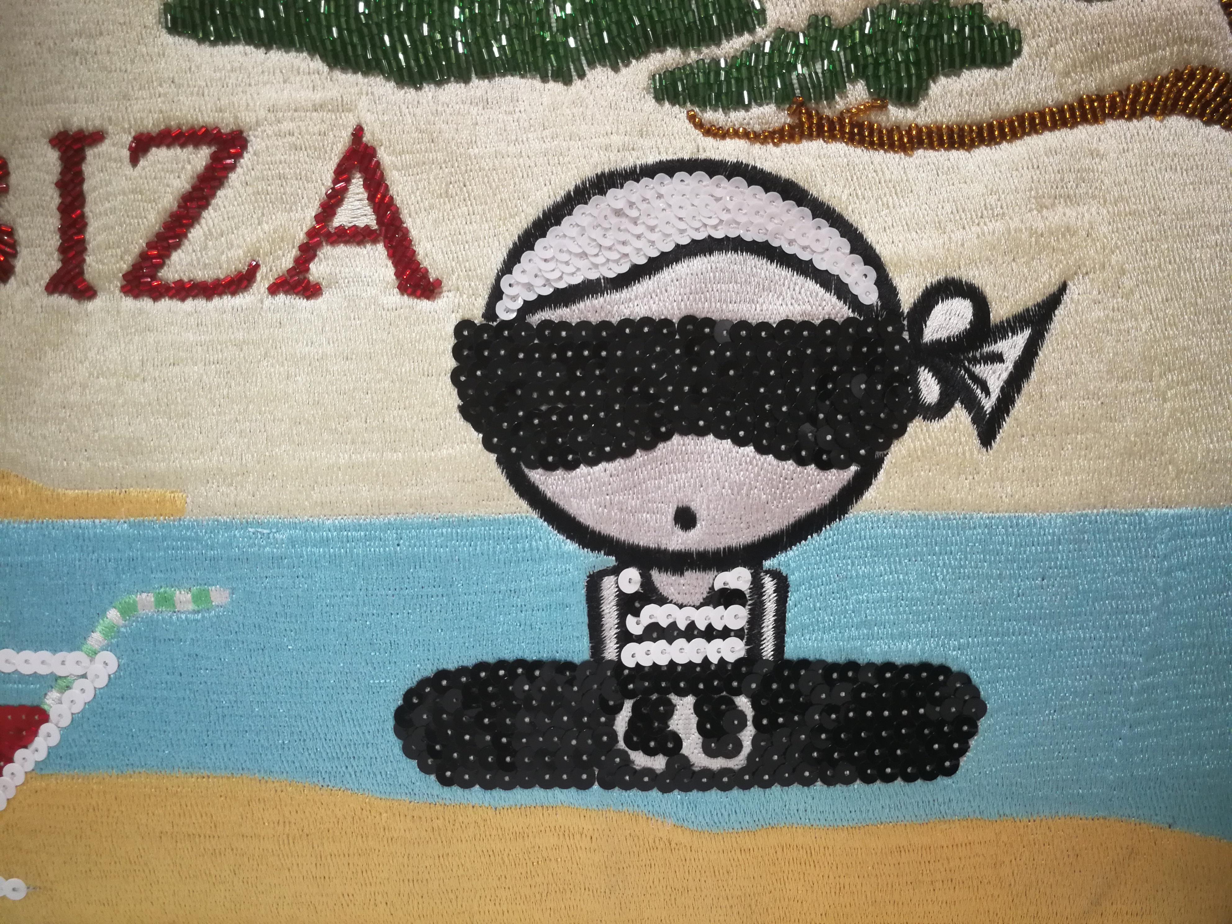 Mua Mua Karletto Ibiza Zip Pochette In New Condition In Capri, IT