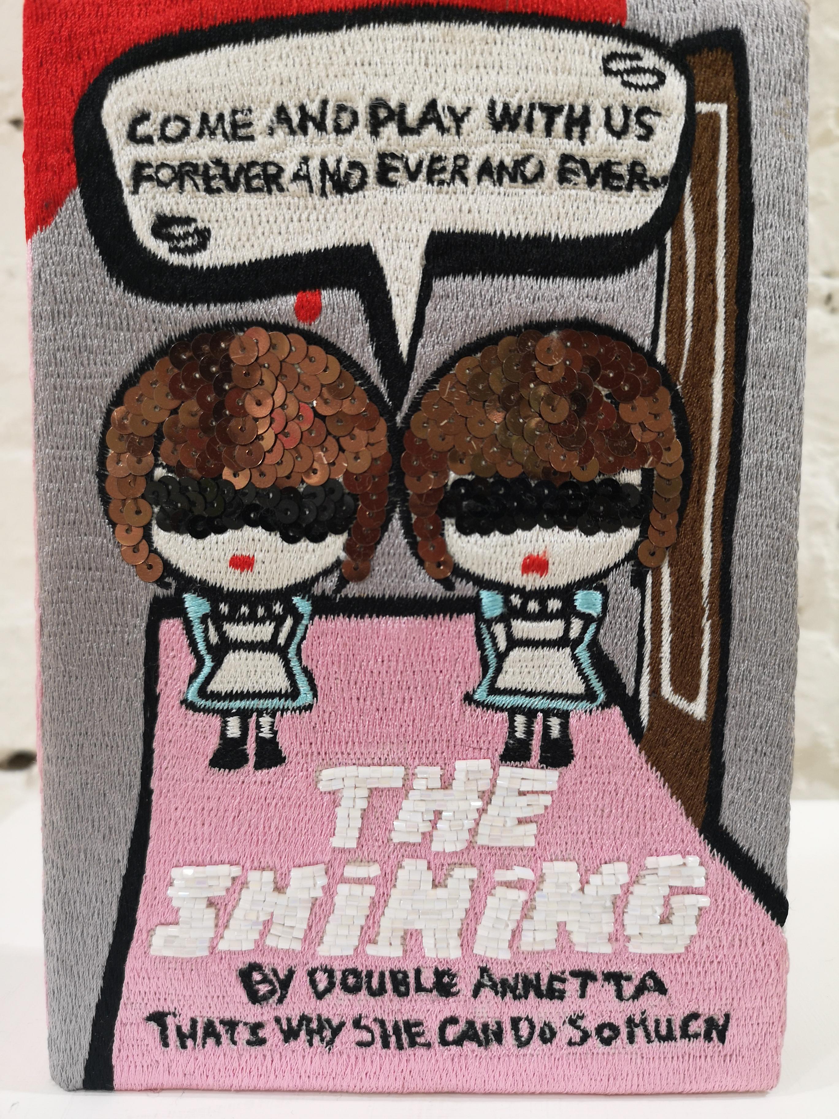 Gray MuaMua The Shining Book Pochette / Shoulder Bag