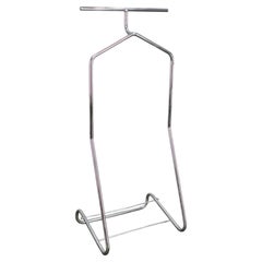Mücke Melder Bauhaus Chrome Valet Stand, Czechoslovakia 1930s
