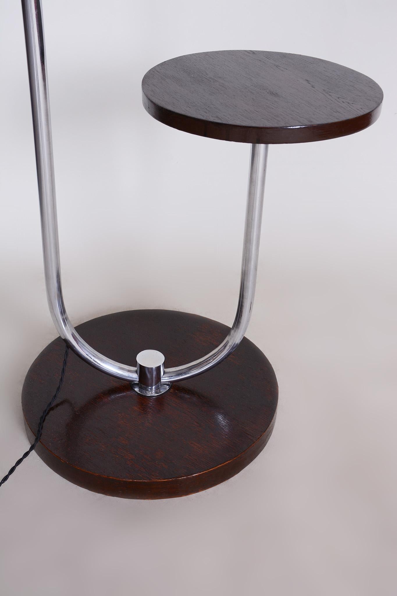 Mid-20th Century Mucke Melder Floor Lamp Made in 1930s Czechia