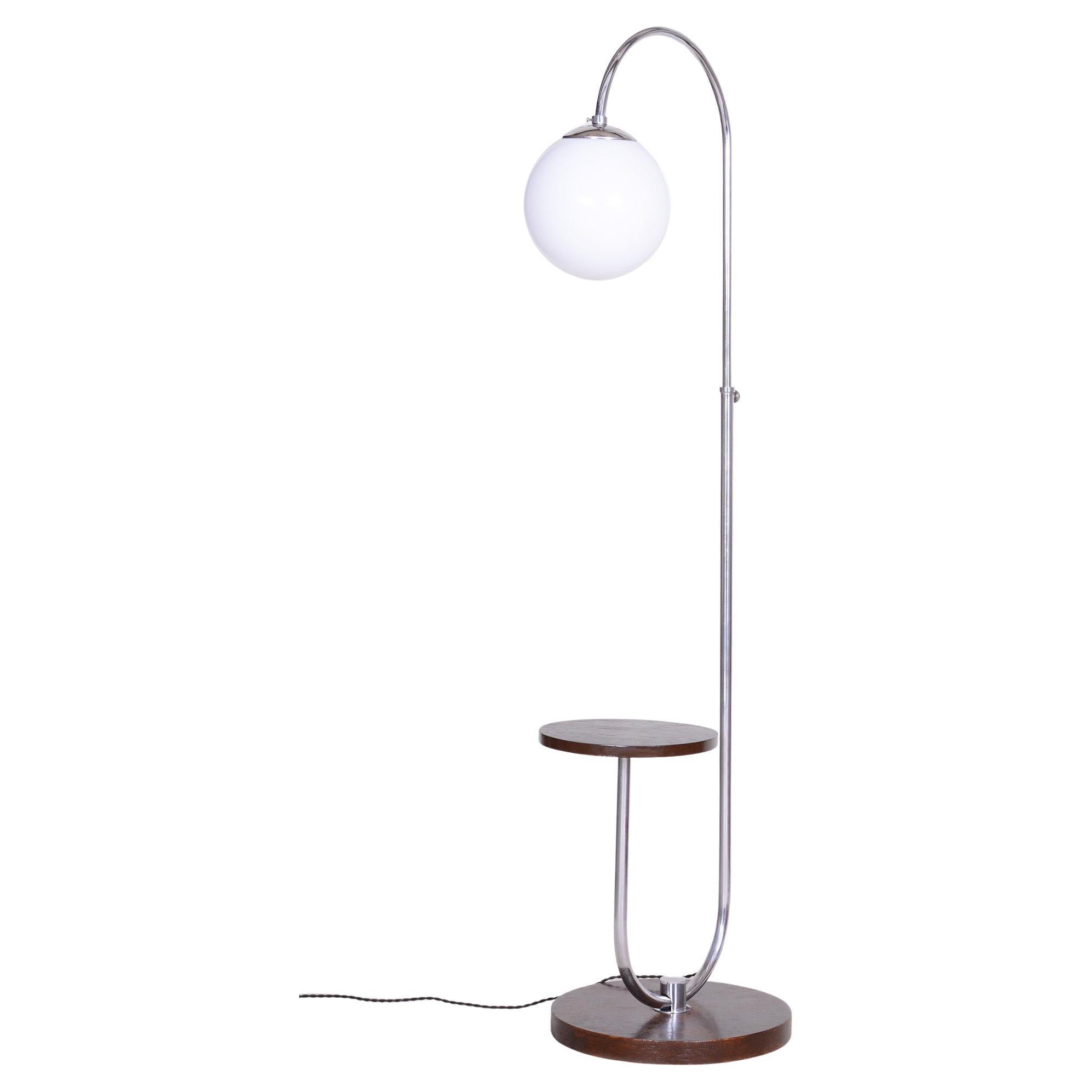 Mucke Melder Floor Lamp Made in 1930s Czechia