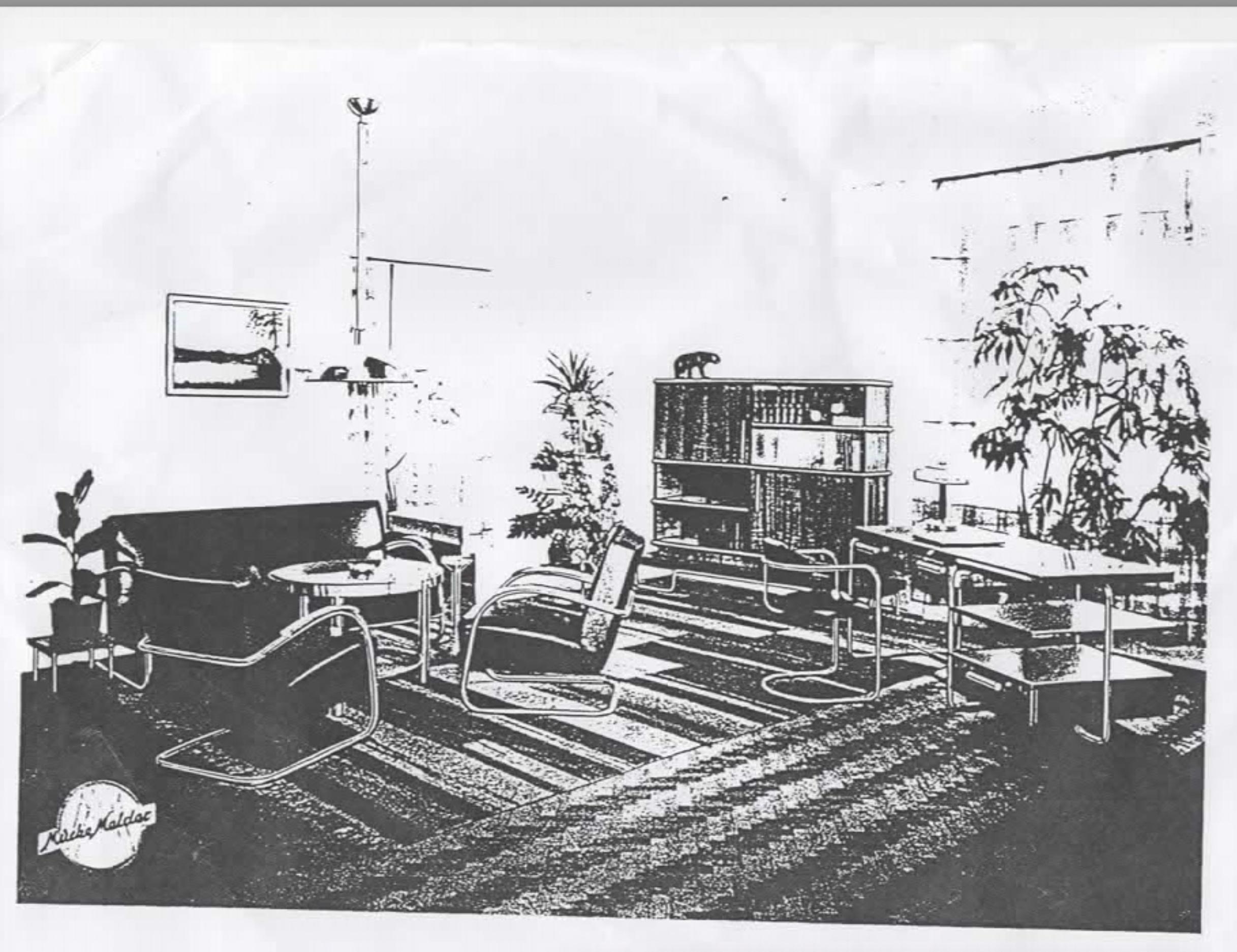 Mücke-Melder Highboard-Vitrine Ikonischer Funktionalismus aus der Tschechoslowakei der 1930er Jahre im Angebot 7