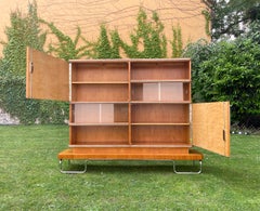 Mücke-Melder Highboard Vitrine Iconic Functionalism from 1930s Czechoslovakia