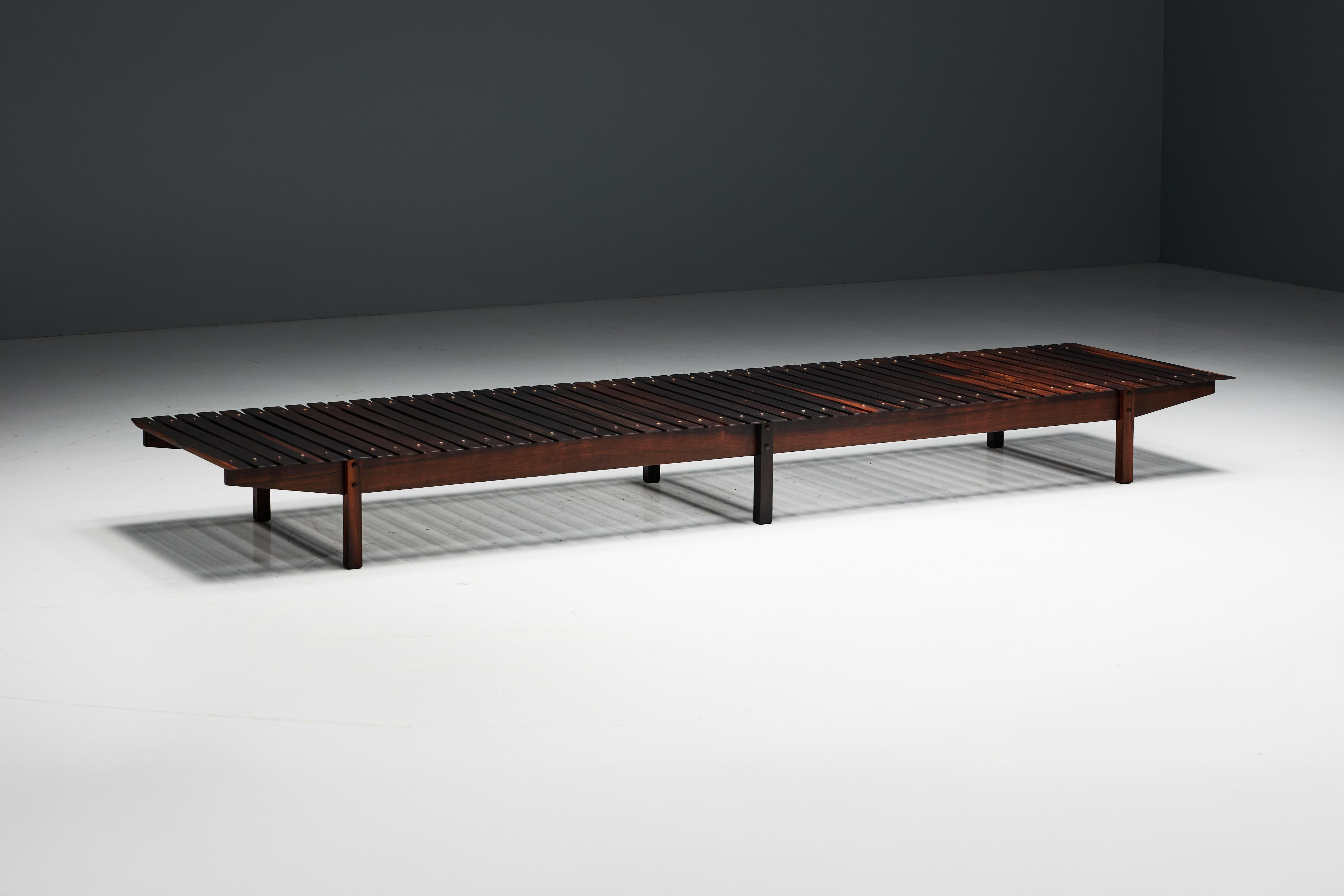Mucki Bench by Sergio Rodrigues for OCA, Brazil, 1960s For Sale 3