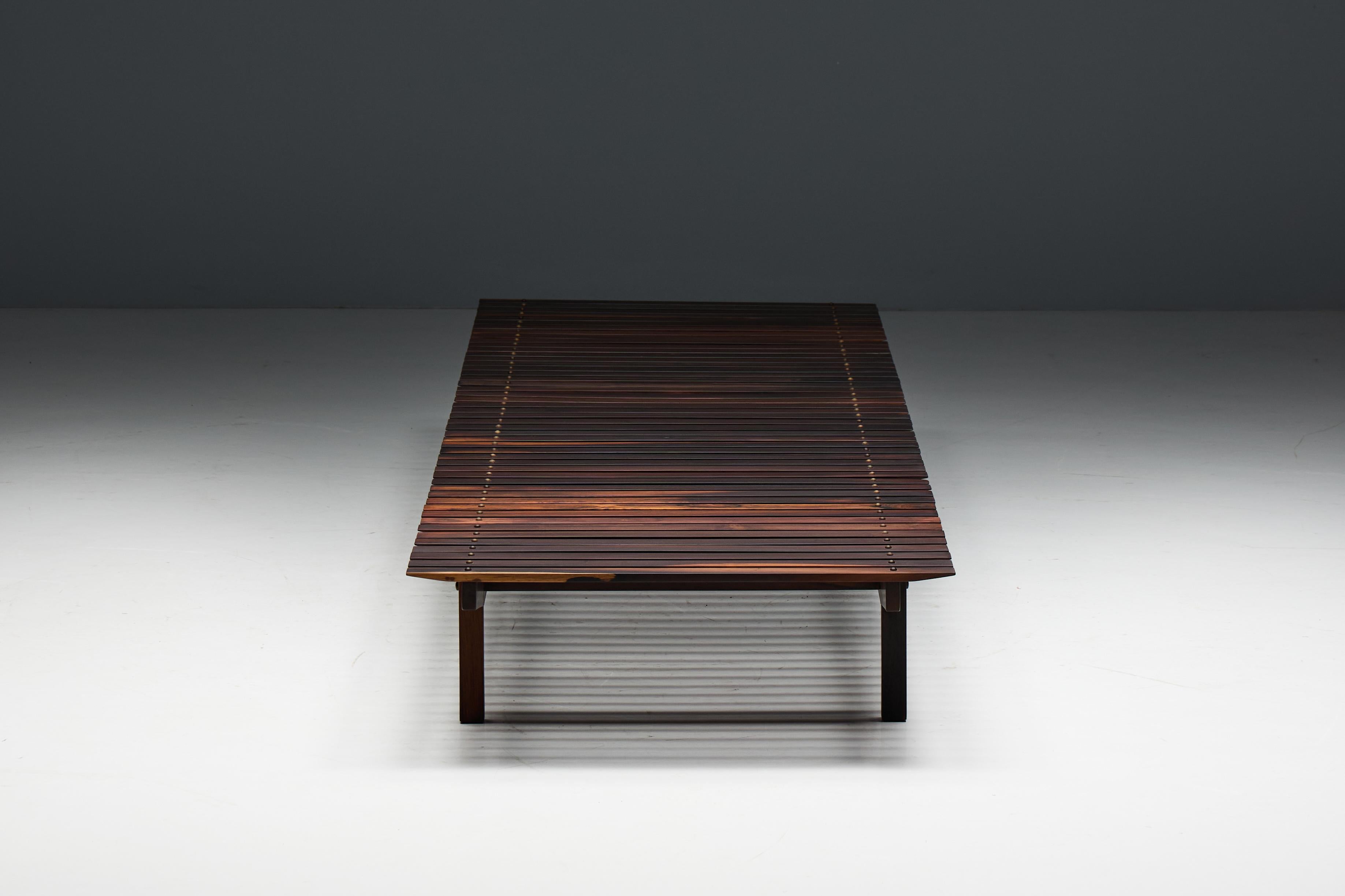 Mucki Bench by Sergio Rodrigues for OCA, Brazil, 1960s For Sale 5