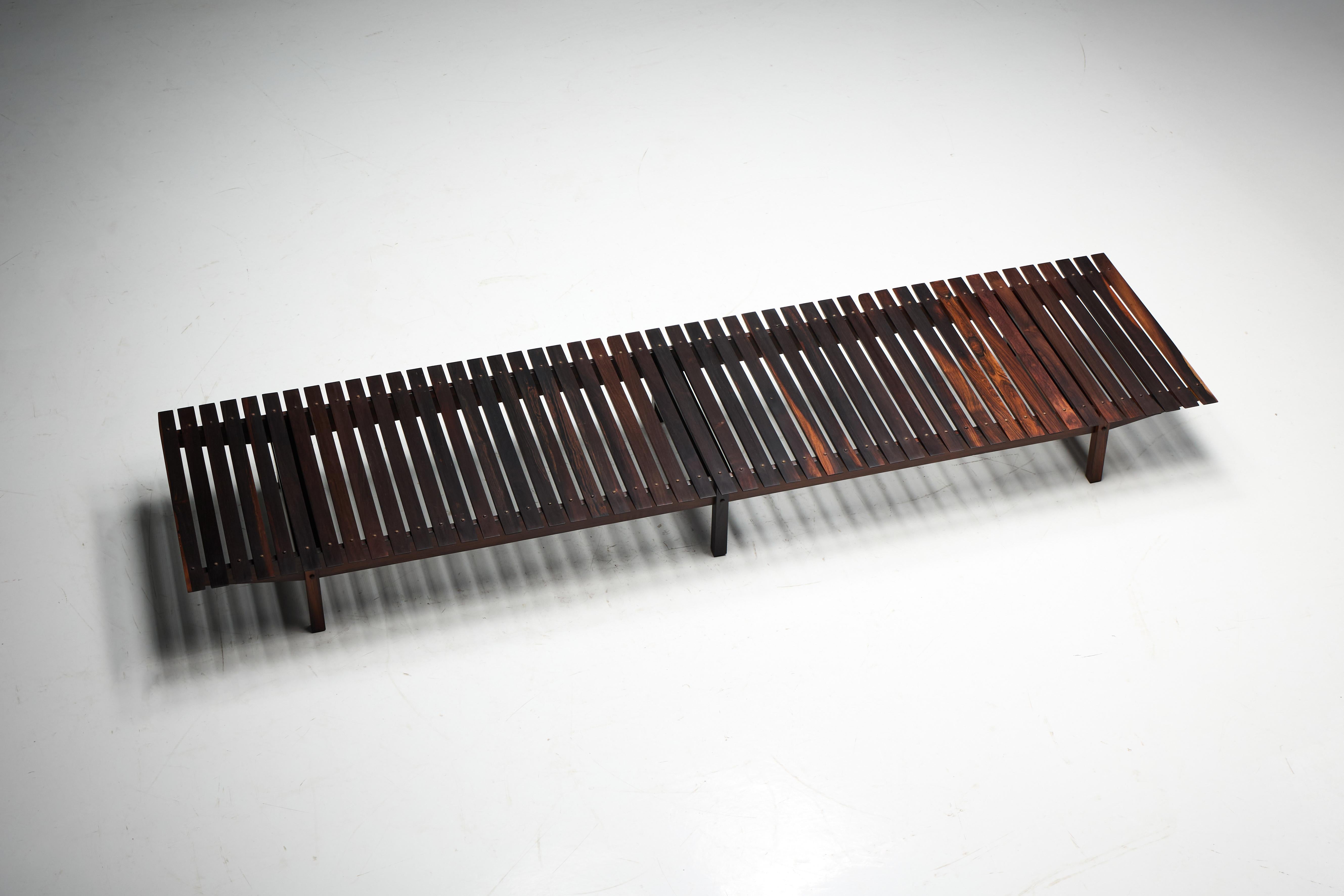 Mucki Bench by Sergio Rodrigues for OCA, Brazil, 1960s For Sale 8