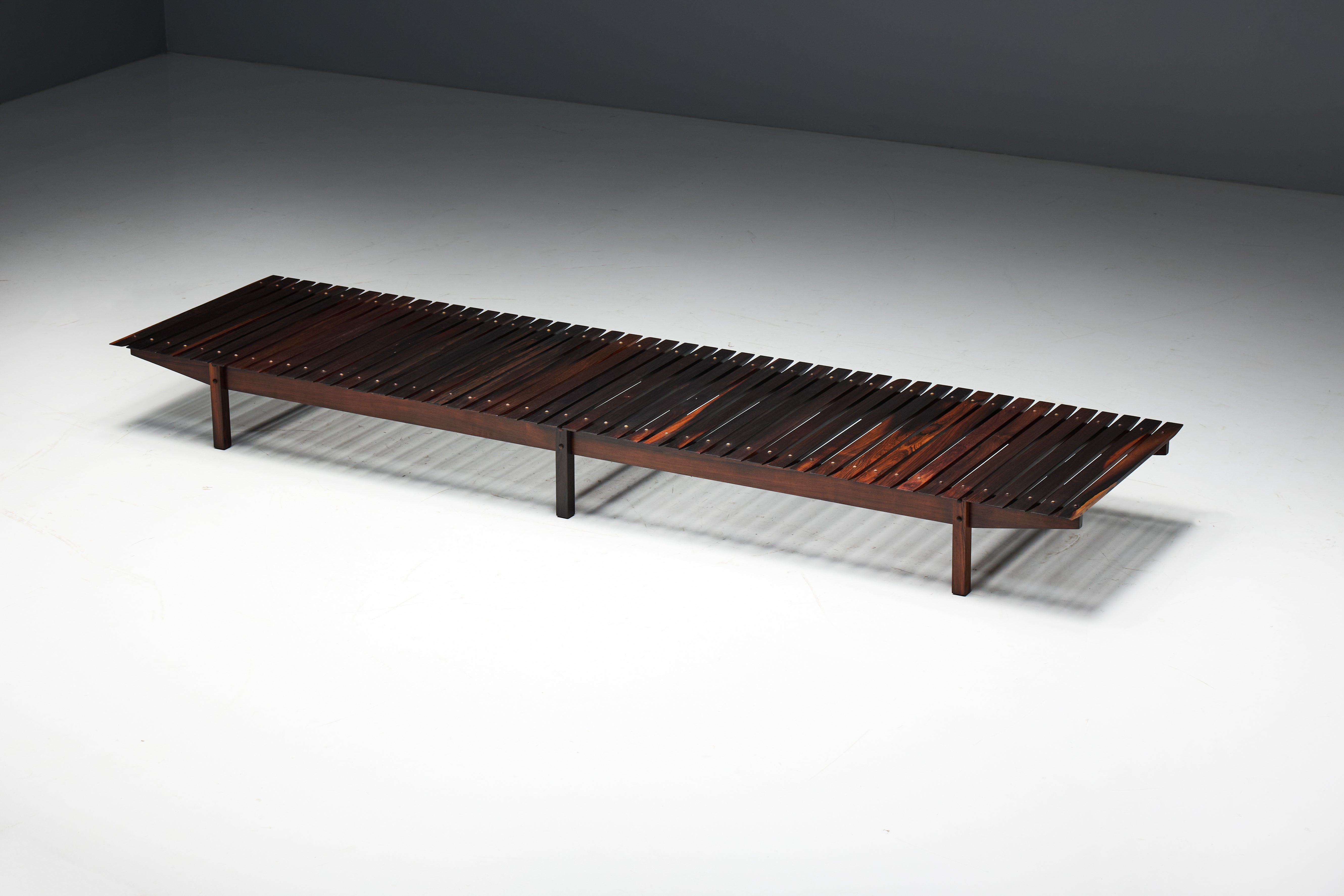 Mucki Bench by Sergio Rodrigues for OCA, Brazil, 1960s For Sale
