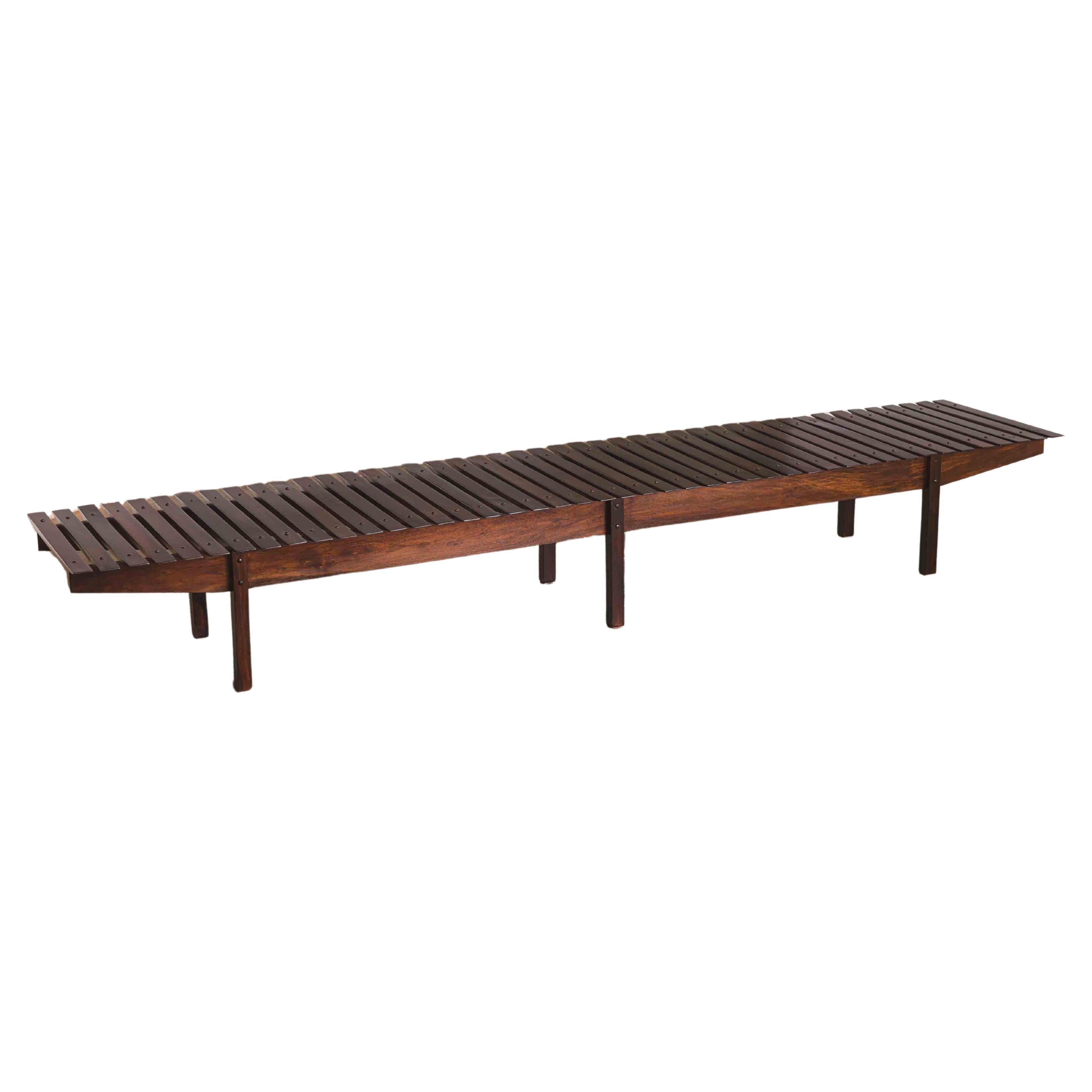 "Mucki" bench by Sergio Rodrigues For Sale