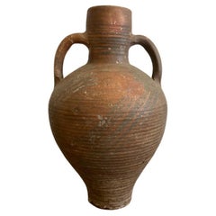 Vaso di fango in terracotta metà XX