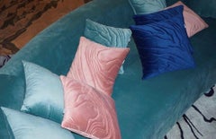 MUDD Organically Quilted Velvet Cushion By Kunaal Kyhaan