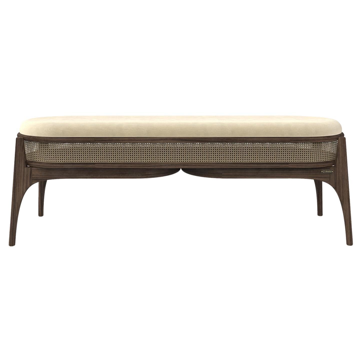 Mudhif Bench by Alma de Luce For Sale