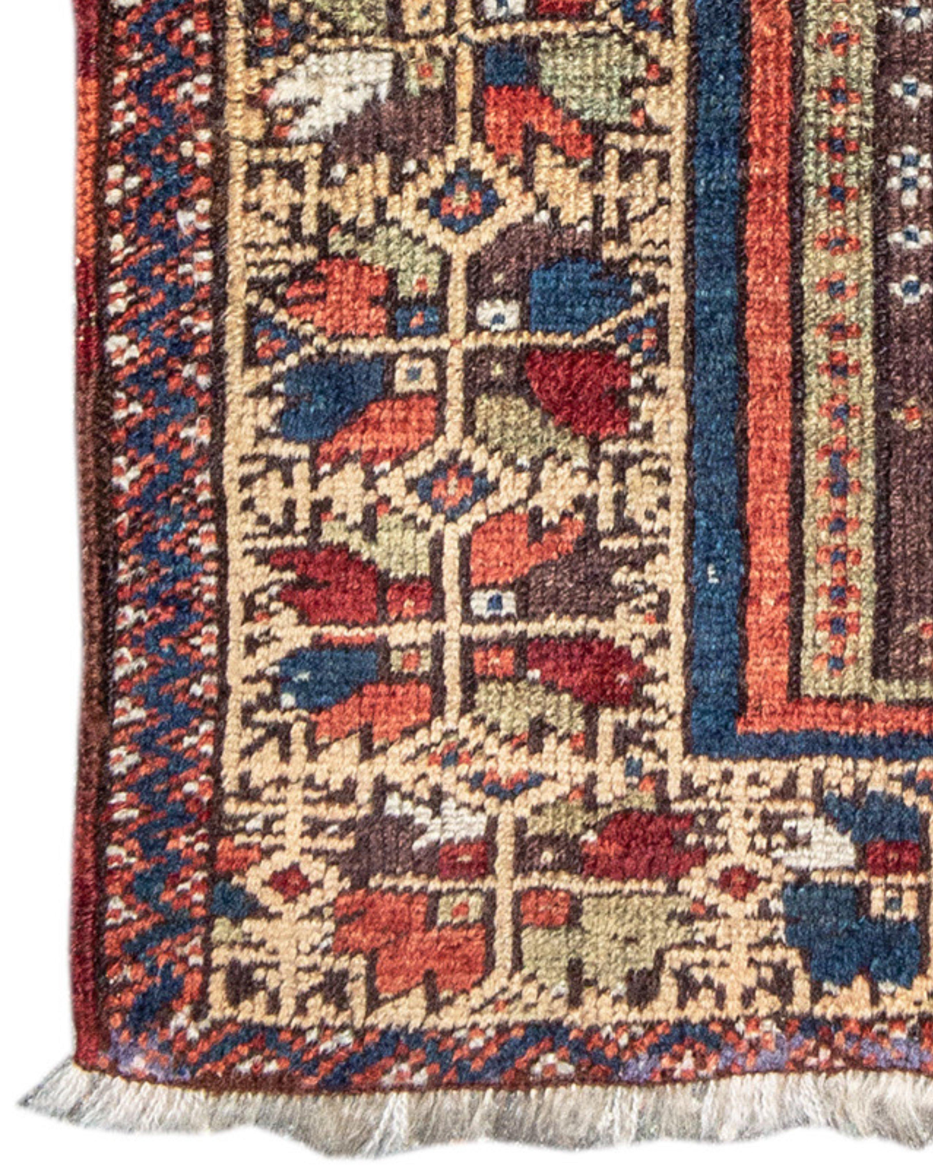 Hand-Knotted Mudjur Yastic Rug, 19th century For Sale
