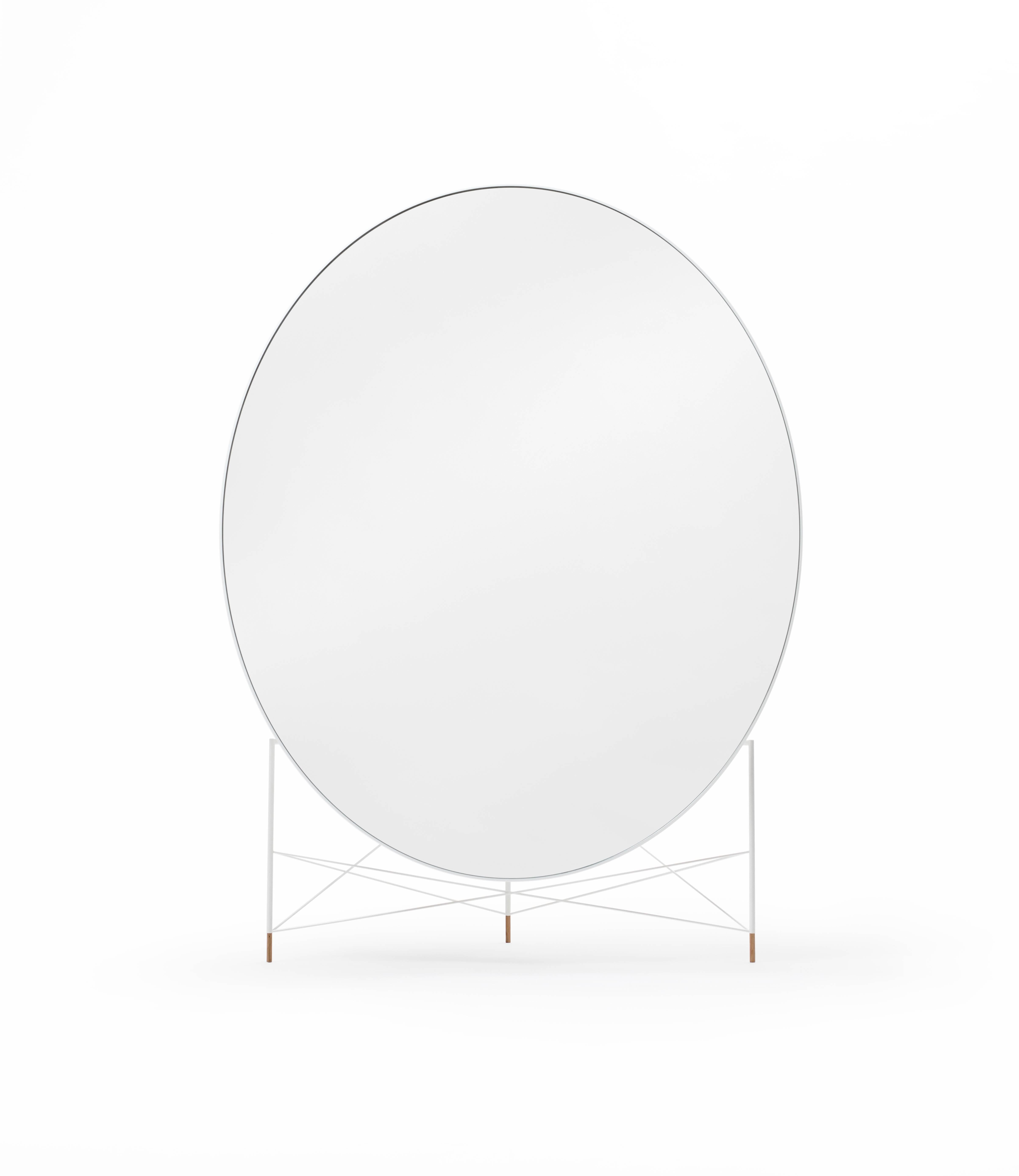 Mudu Ellptical Mirror, Designed by Heima In New Condition For Sale In Geneve, CH