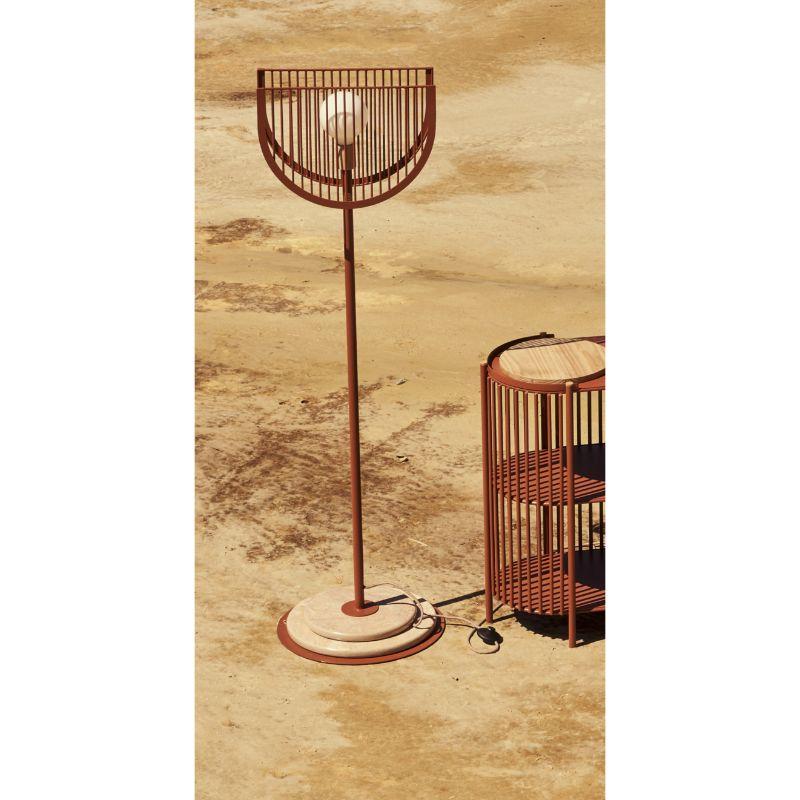 Mudziira floor lamp by TheUrbanative
Dimensions: 45 x 45 x H 152 cm
Material: Powder-coated steel frame work
Limesite stone base
Light bulb excluded:
Recommended light bulb E27 screw

Also available: Mudziira wall art light 1 & 2. 

All our