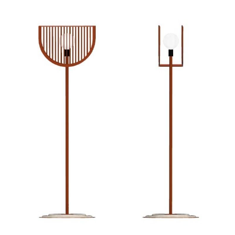 Steel Mudziira Floor Lamp by Theurbanative For Sale