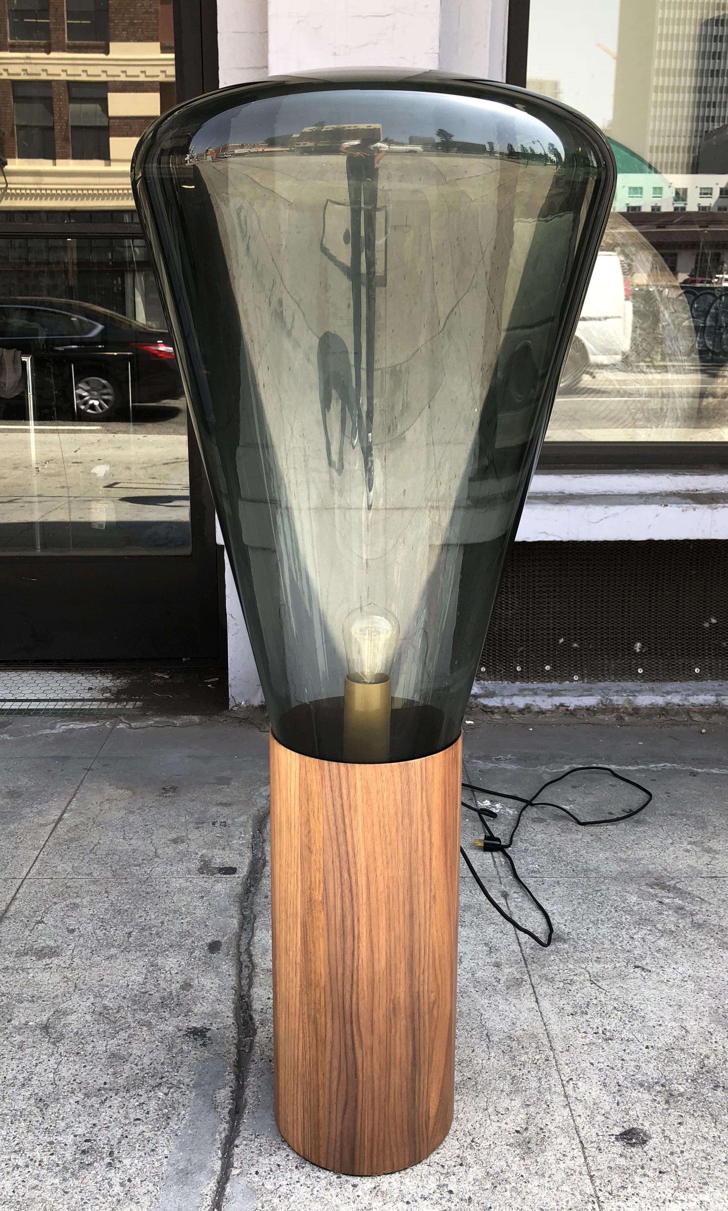 Muffin Tall Floor Lamp by Dan Yeffet, Lucie Koldova for Brokis In Good Condition In Los Angeles, CA