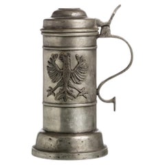 Mug decorated with a double-headed eagle.