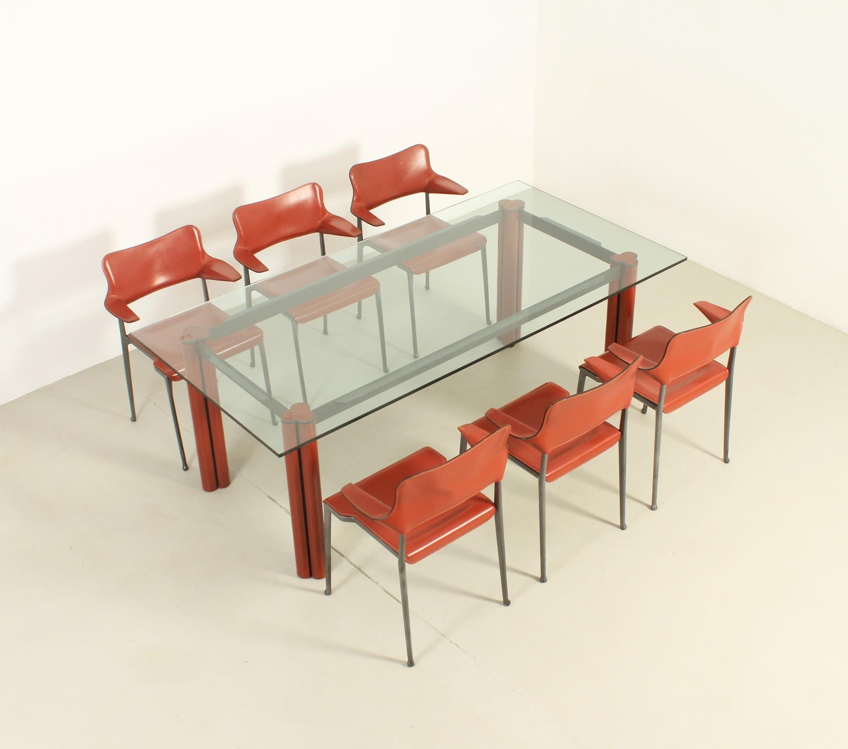 Mugello Dining Table by Giotto Stoppino and Lodovico Acerbis, Italy, 1987 For Sale 5