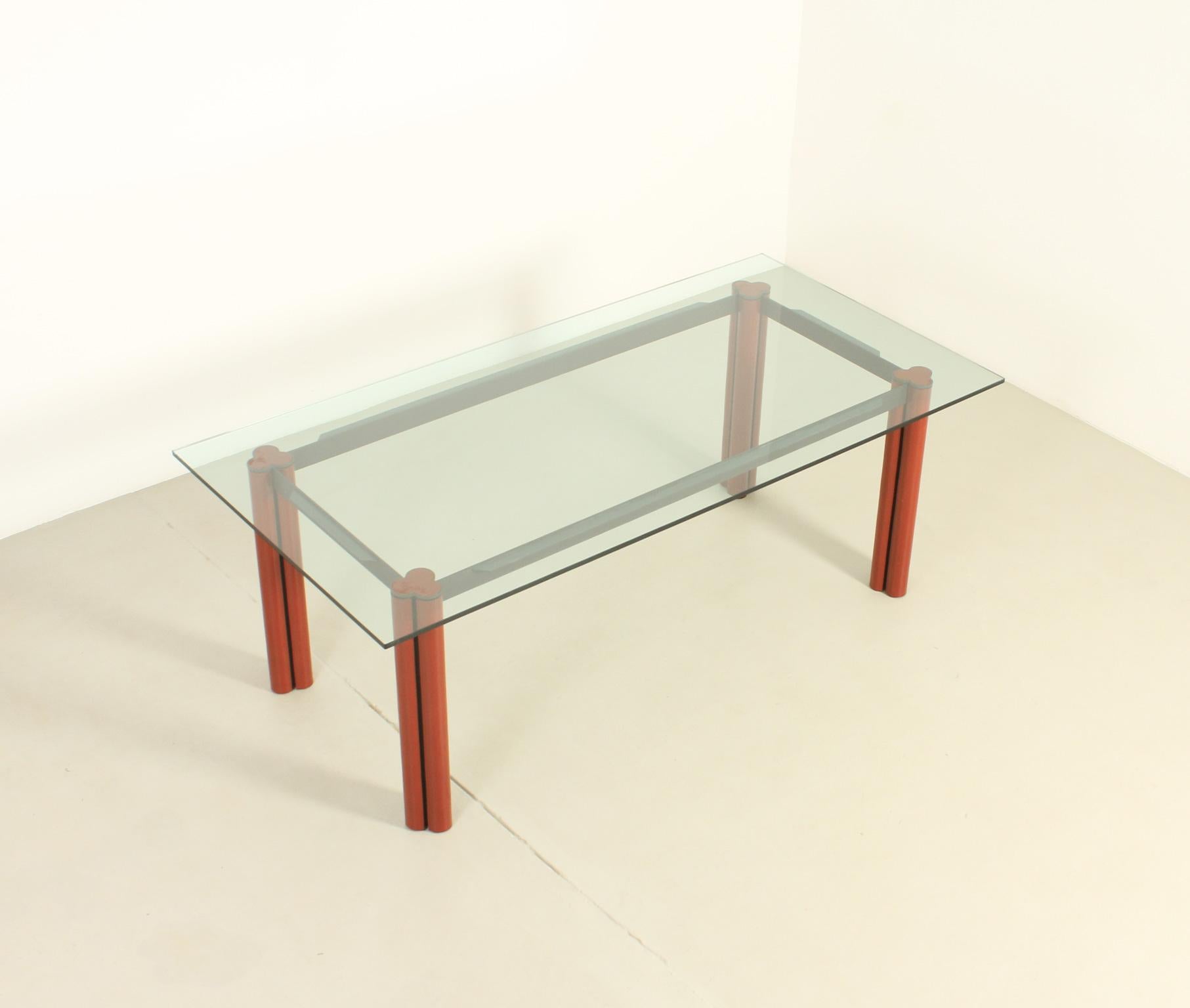 Mugello Dining Table by Giotto Stoppino and Lodovico Acerbis, Italy, 1987 For Sale 6