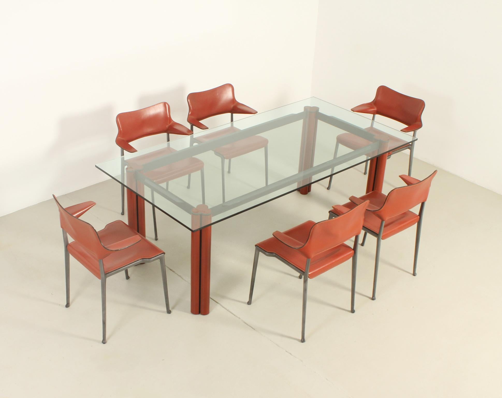 Mugello Dining Table by Giotto Stoppino and Lodovico Acerbis, Italy, 1987 For Sale 8