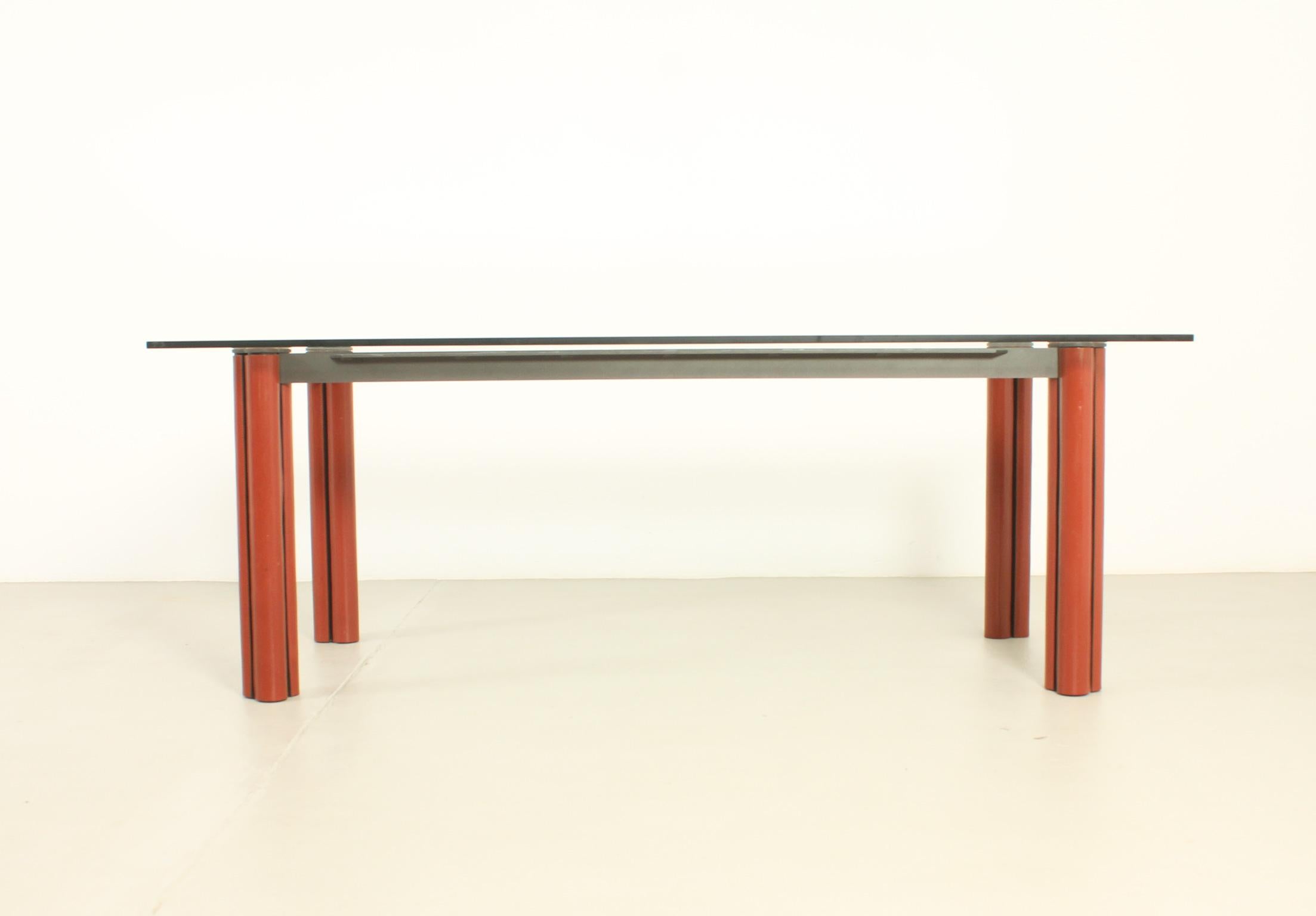 Mugello Dining Table by Giotto Stoppino and Lodovico Acerbis, Italy, 1987 In Good Condition For Sale In Barcelona, ES