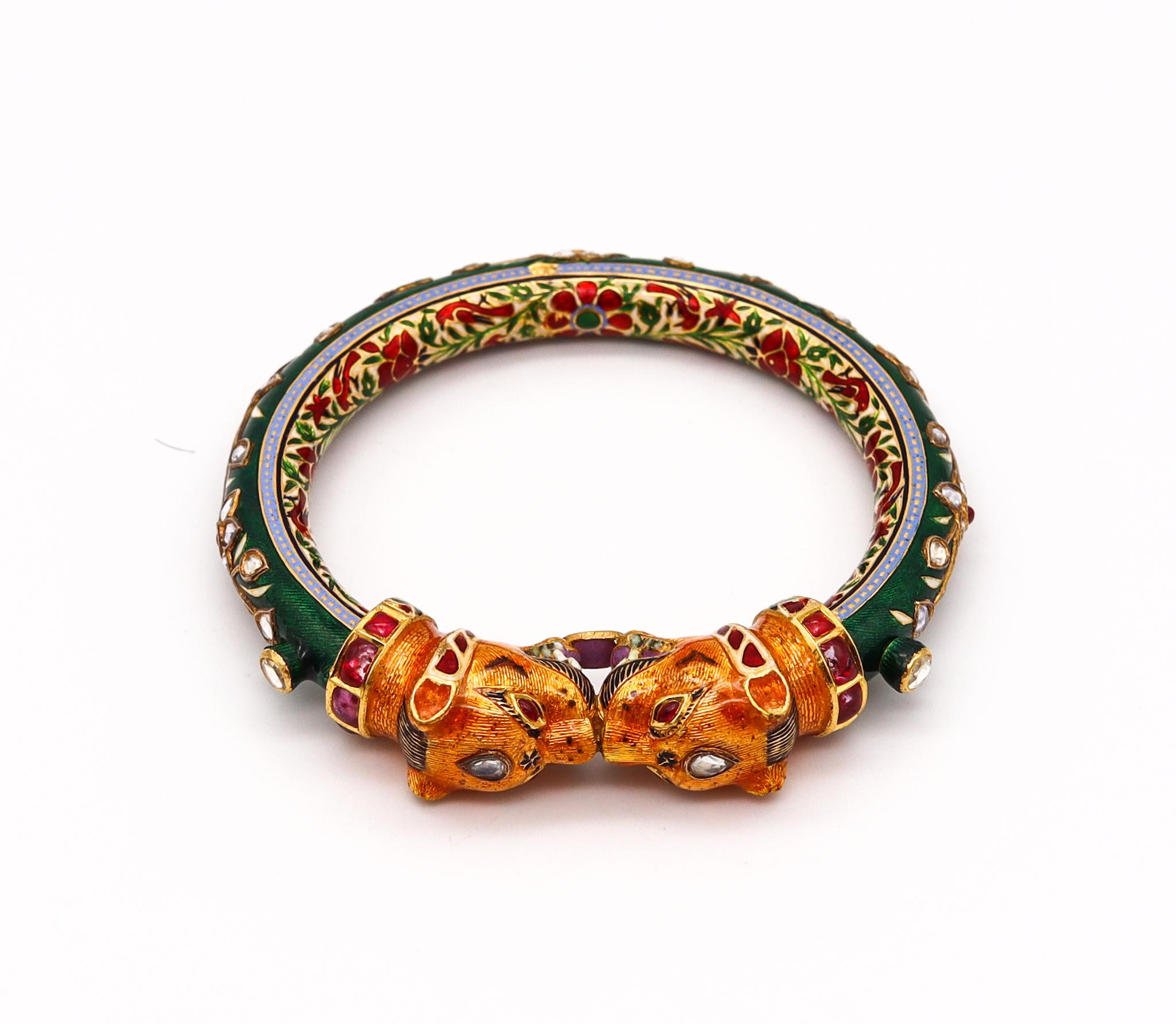 vintage enamel bracelet