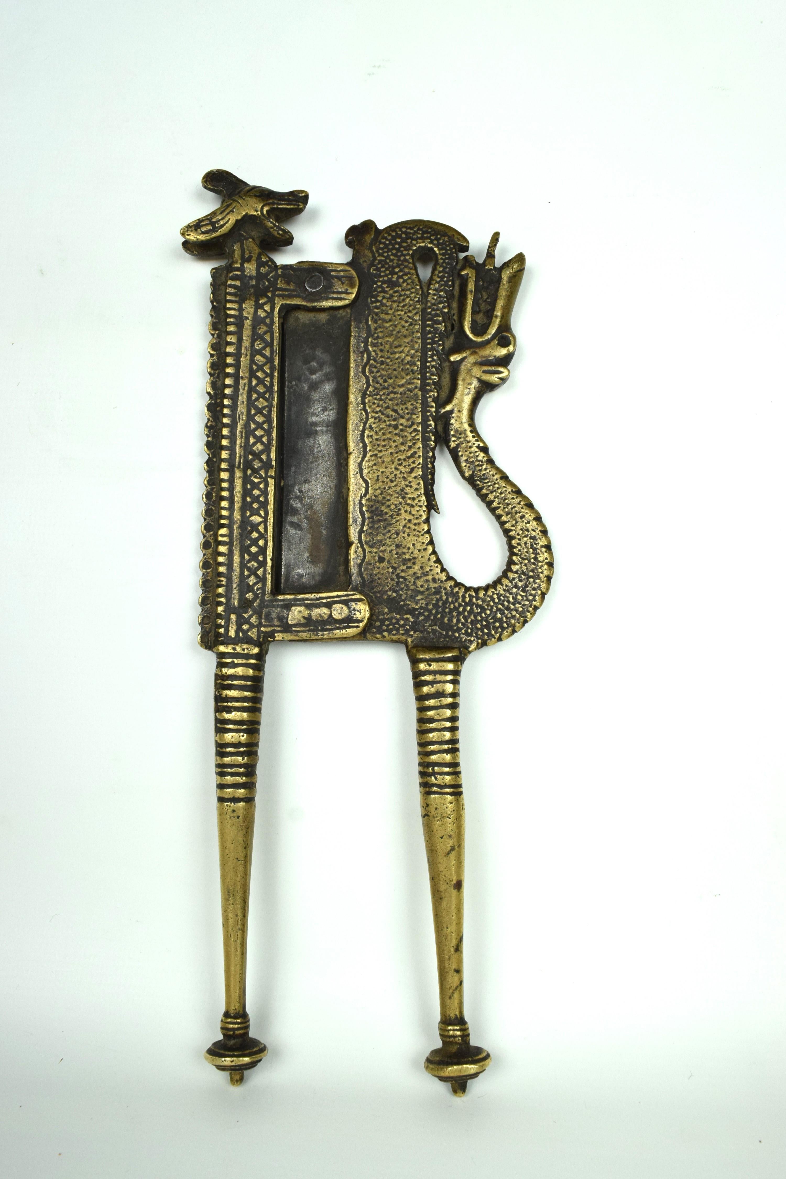 Anglo-Indian Mughal Indian Betel Nut Cutter, Mid 19th Century For Sale