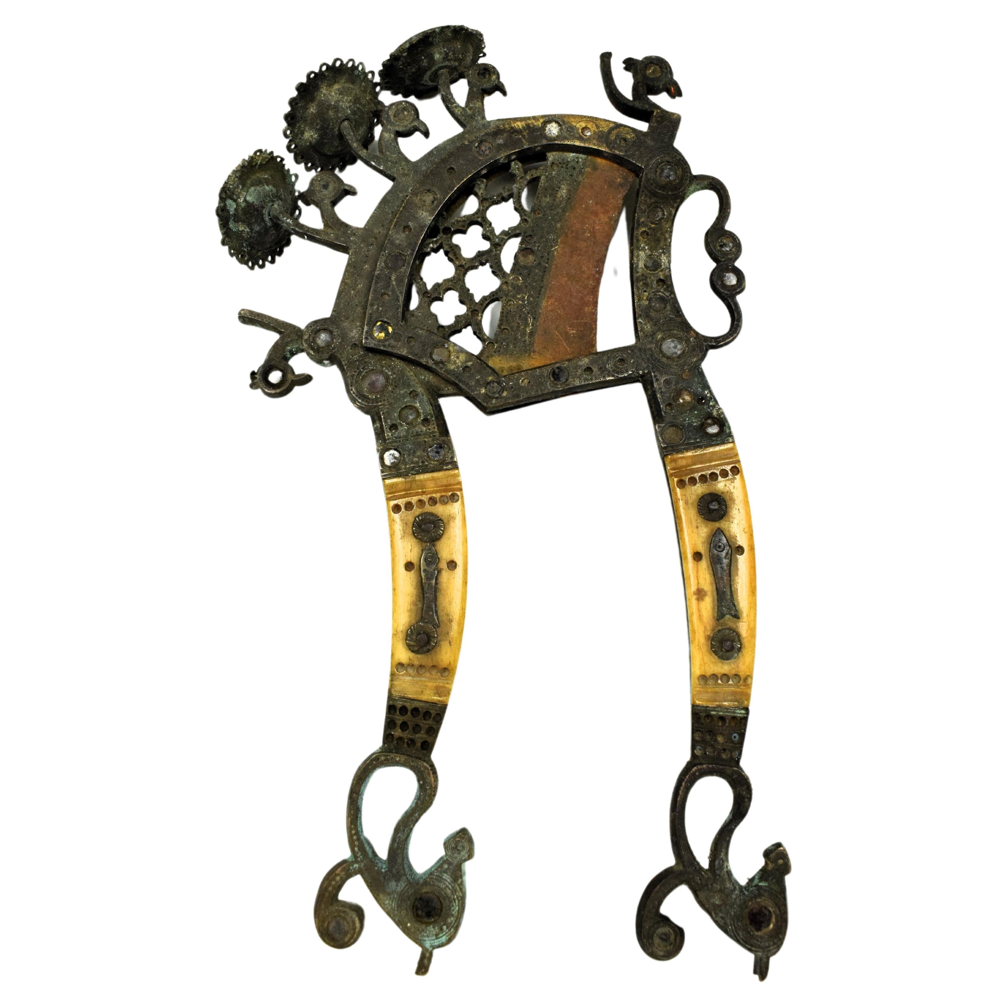 Mughal Indian Betel Nut Cutter, Mid 19th Century For Sale