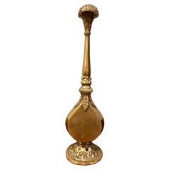 Mughal Islamic Brass Rosewater Sprinkling Perfume Flask with Ornamentation