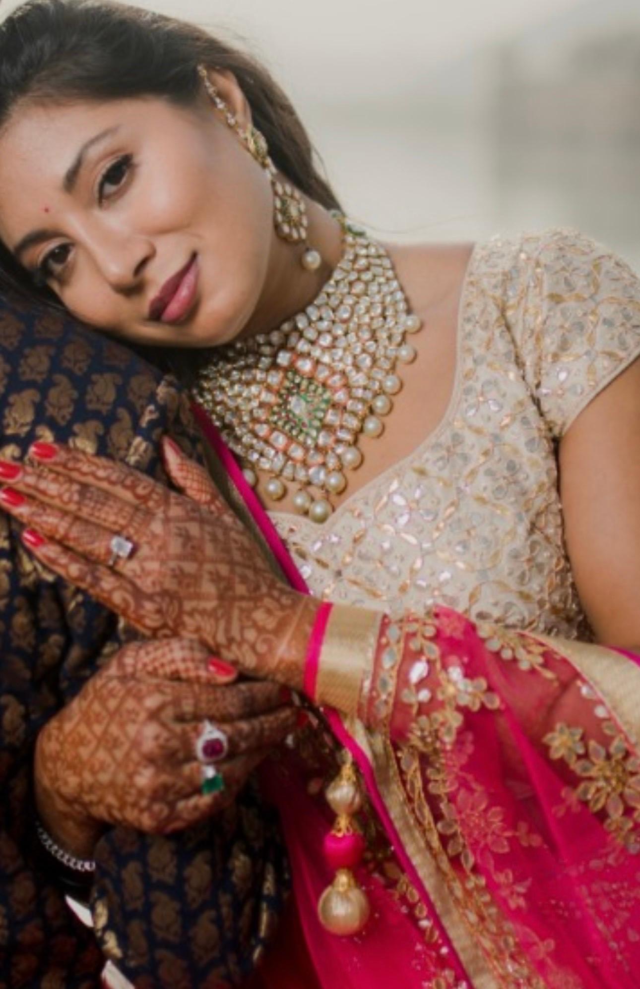 Magnificenct Traditionelle Kundan Polki-Brautsuite aus Mughal-Diamant im Rosenschliff 18 K im Angebot 11