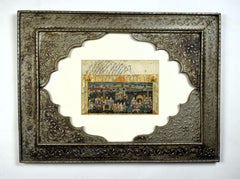 Mughal miniature of Shah Jahan and Mumtaz Mahal, Late 19th Century