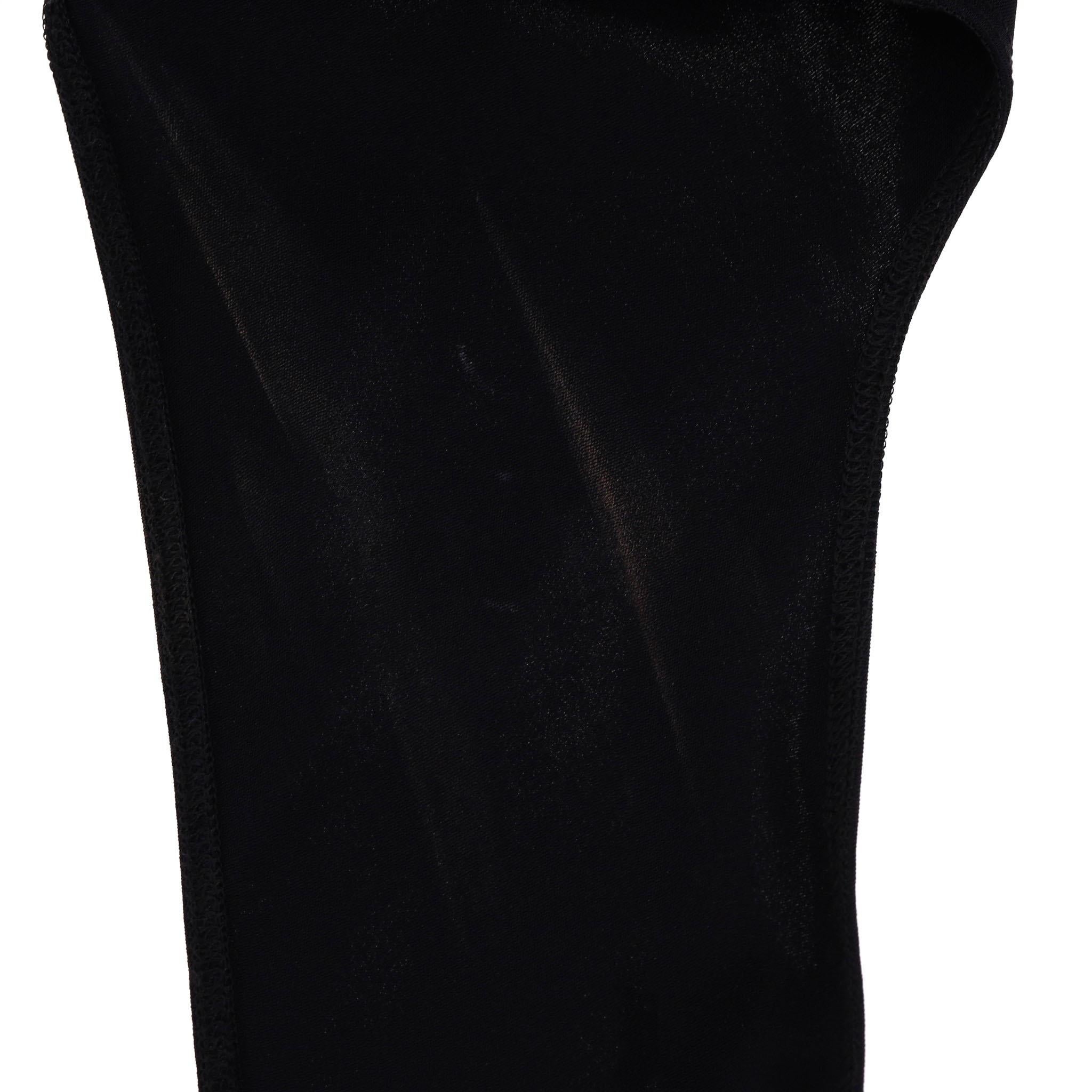 Mugler Asymmetrisches Bodycon-Kleid mit Rundhalsausschnitt im Angebot 4