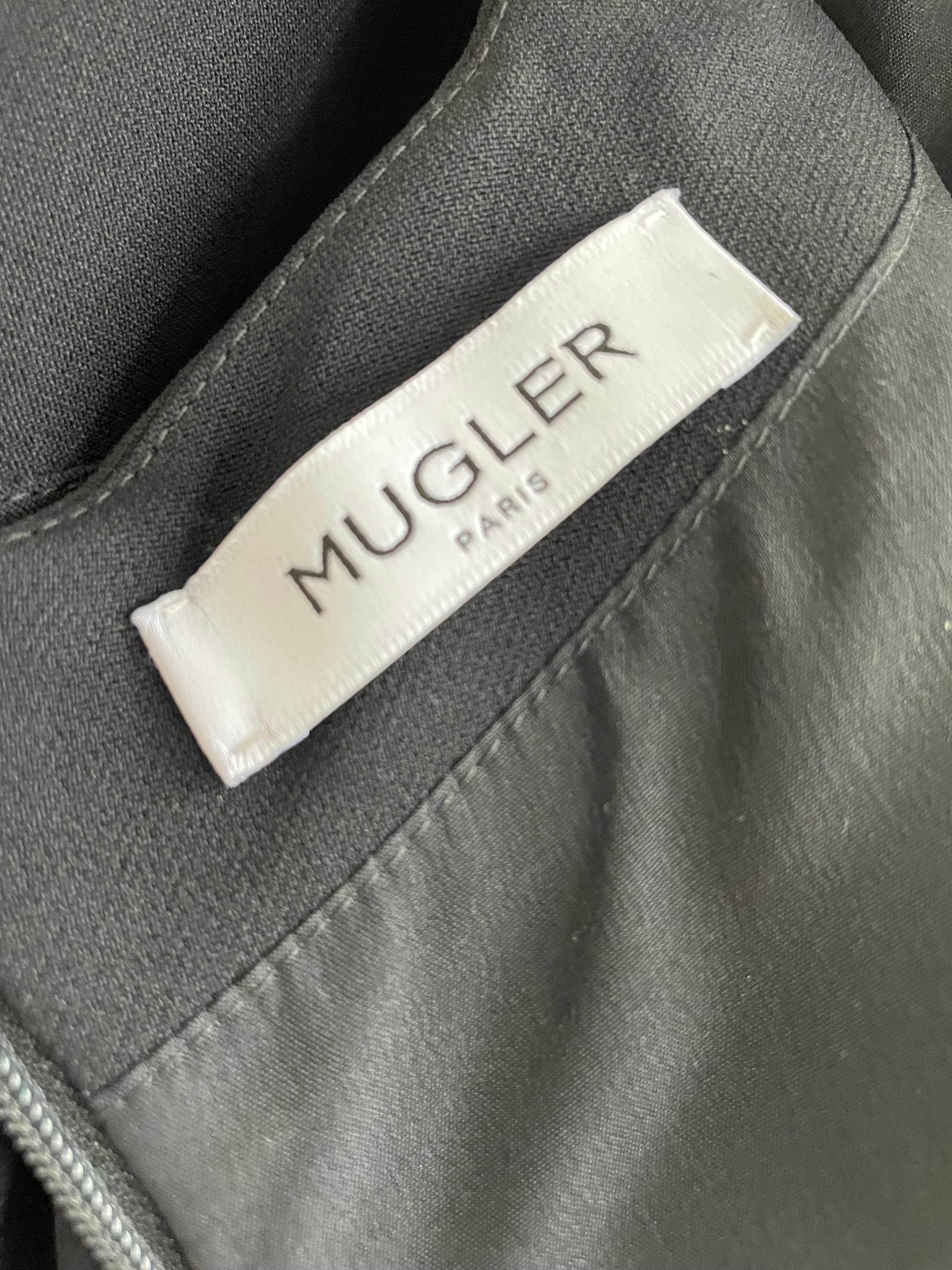 Mugler Black Gown  For Sale 1