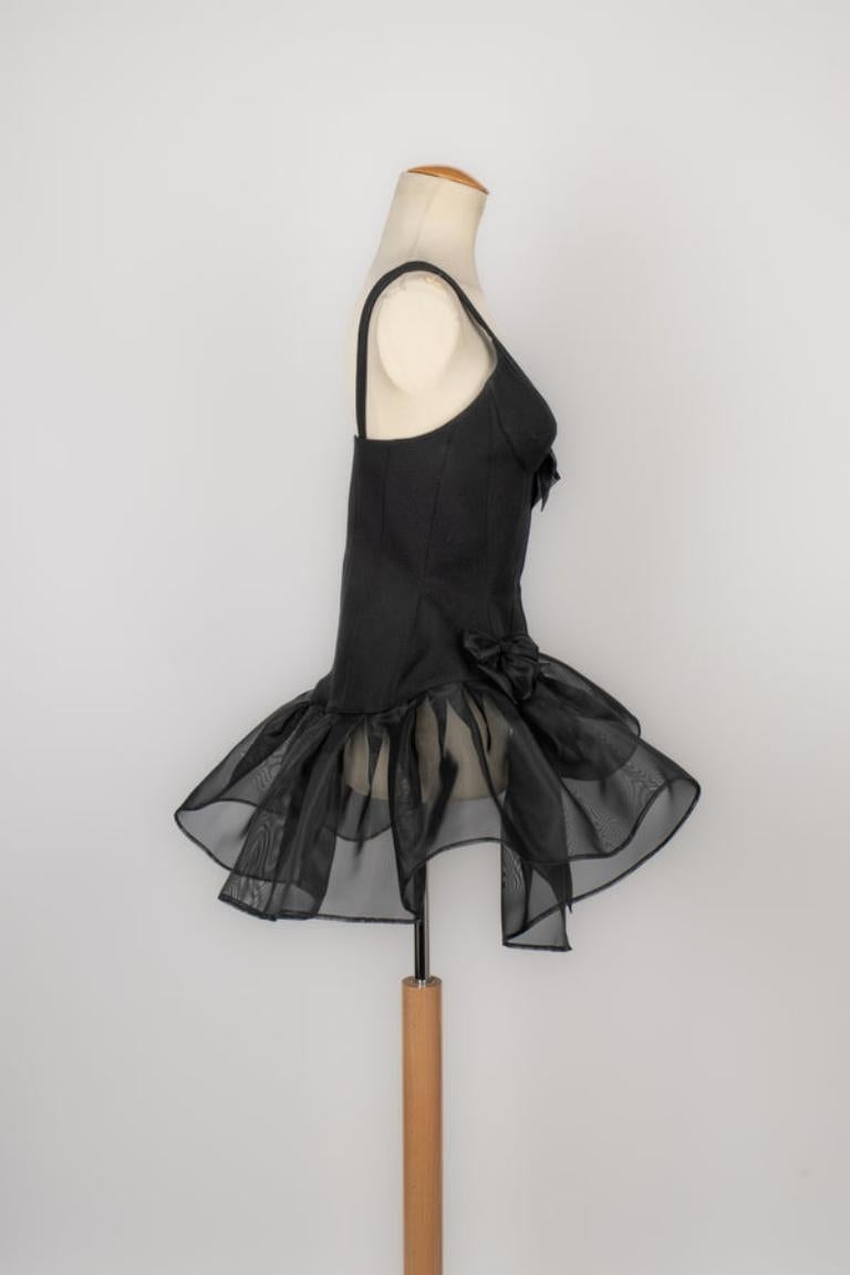 Mugler Schwarzes Tutu-Kleid, 1990er-Jahre Damen im Angebot
