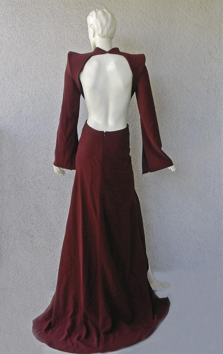 Mugler Entrance Maker Butterfly Gown w/ Open Back (robe papillon à dos ouvert)  Nouveau ! en vente 2