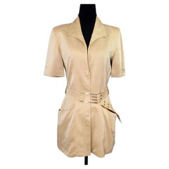Mugler short-sleeved safari-style jacket from the 1990s/2000s