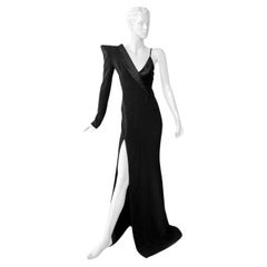 Mugler Ikonisches, elegantes und schickes Tux-Kleid  Wow!  NWT!