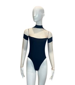 Mugler Illusion Neckline Bodysuit