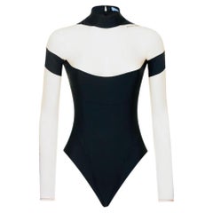 Mugler Illusion Neckline Bodysuit