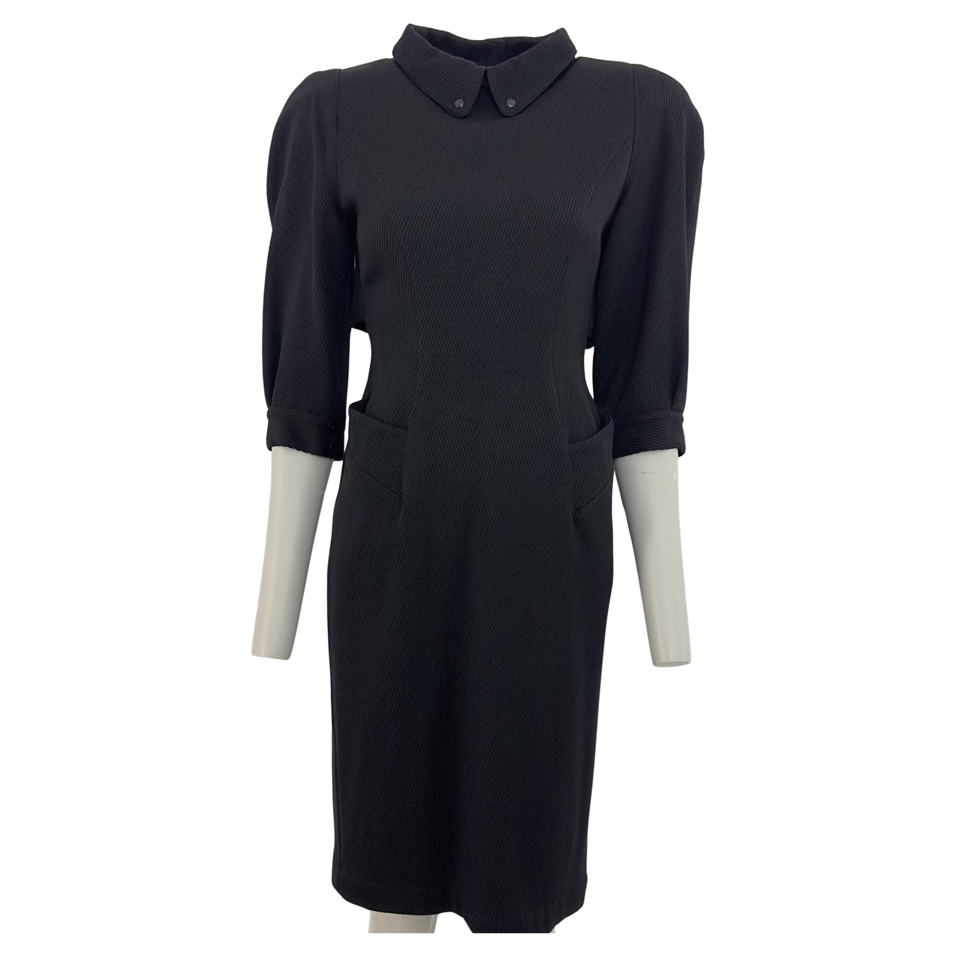 MUGLER Robe Noir, taille S