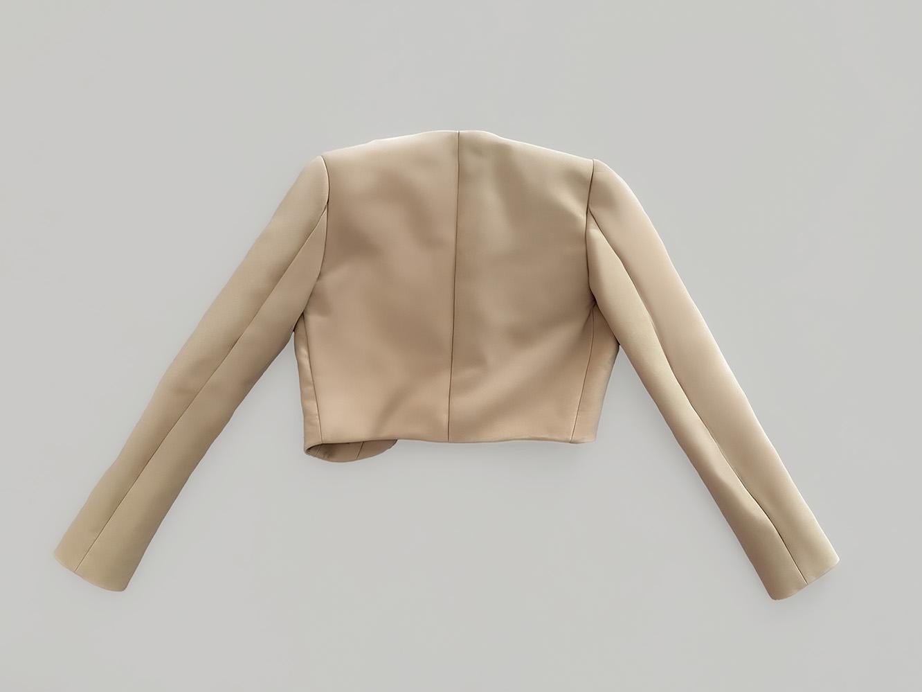 MUGLER Giacca cropped con bolero scultoreo SS 2012 in vendita 3