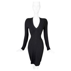 Mugler Spider Dress FW 2001 Nero Versione RTW