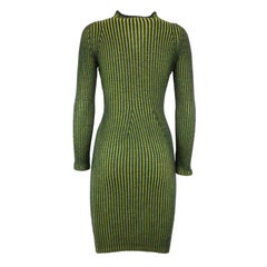 Mugler Stretch Dress in Wool