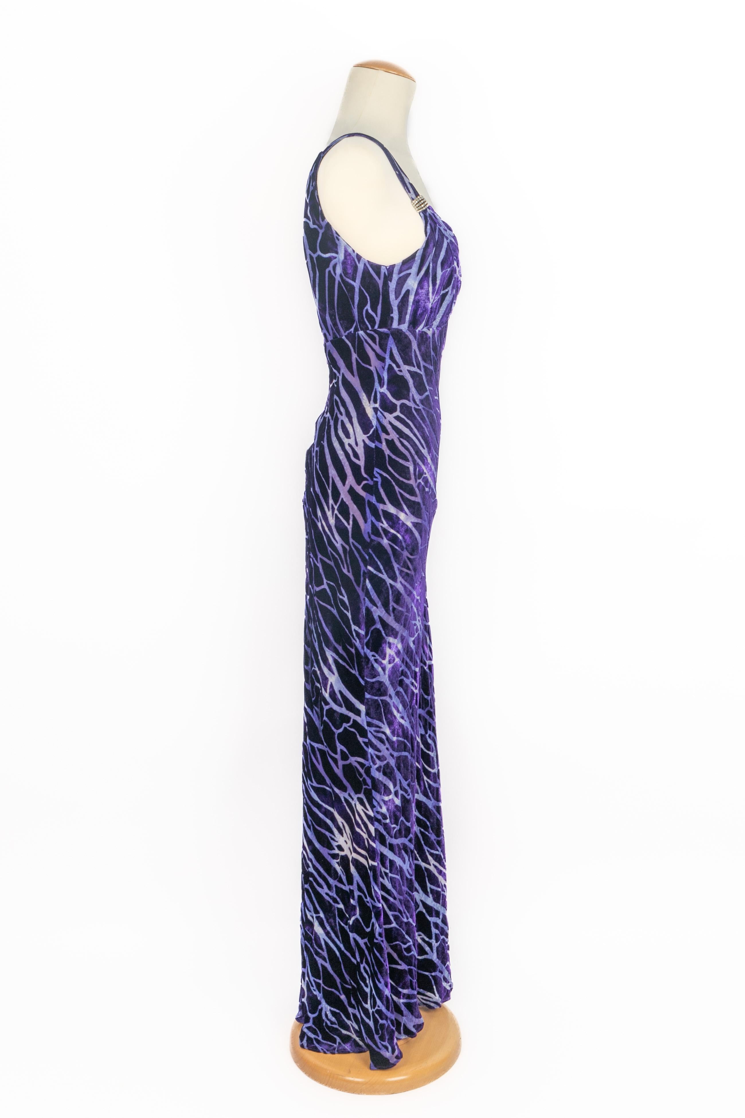 Mugler Samtkleid Damen im Angebot