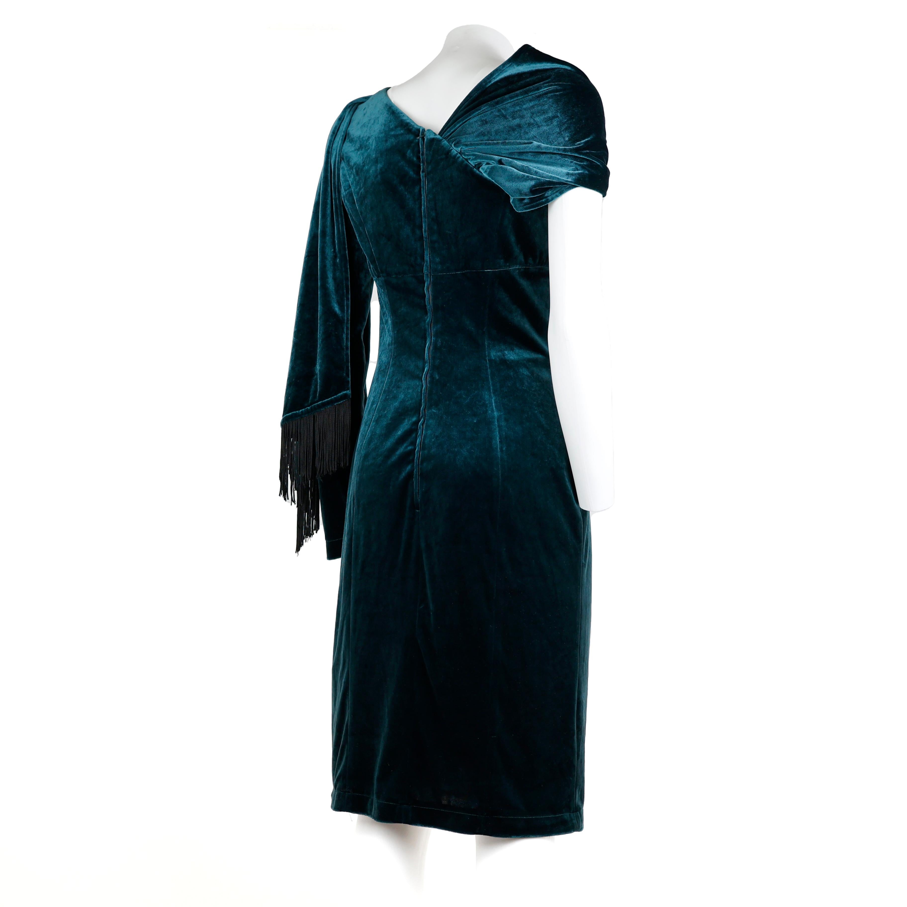 Vestido de terciopelo Mugler en venta 1