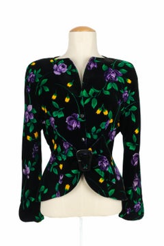 Mugler velvet jacket