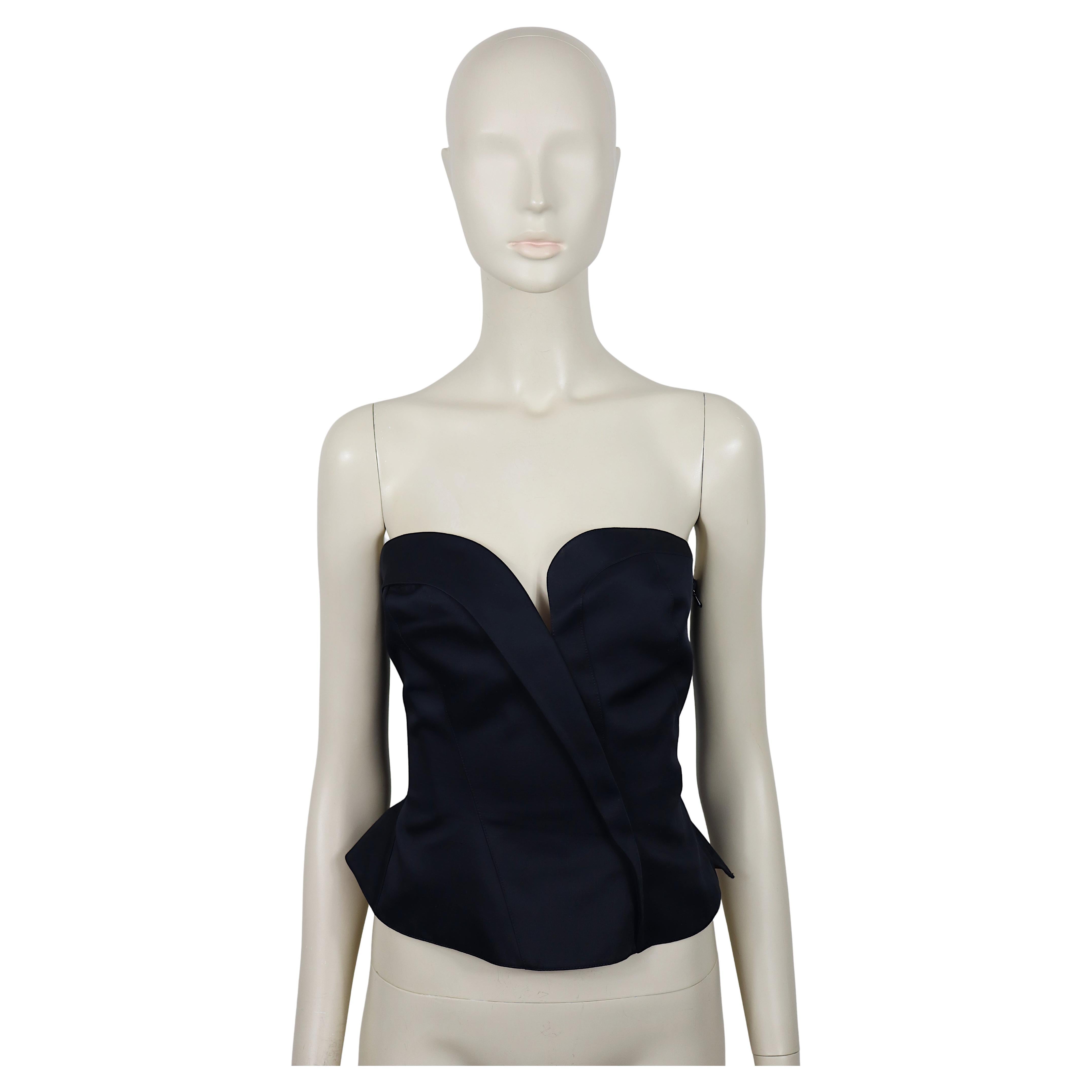 MUGLER Vintage Schwarzes Bustier-Korsett im Angebot