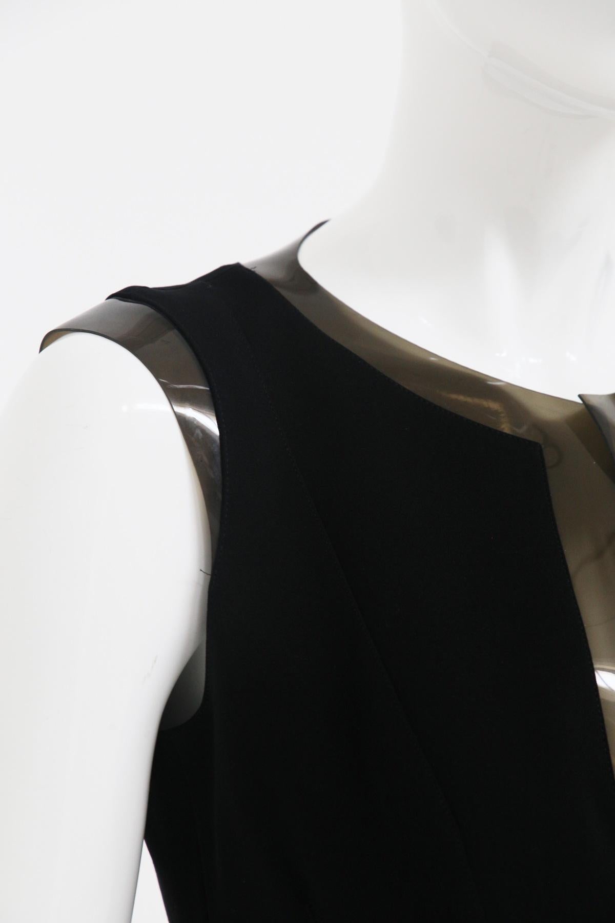 Vestido de cóctel largo vintage Mugler con escote distintivo en Bueno estado para la venta en Milano, IT